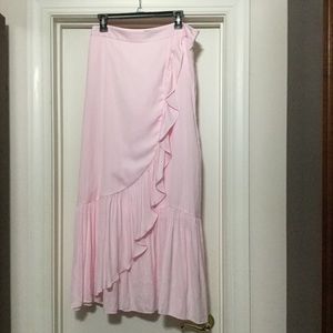 Kaari Blue Pink Maxi Skirt